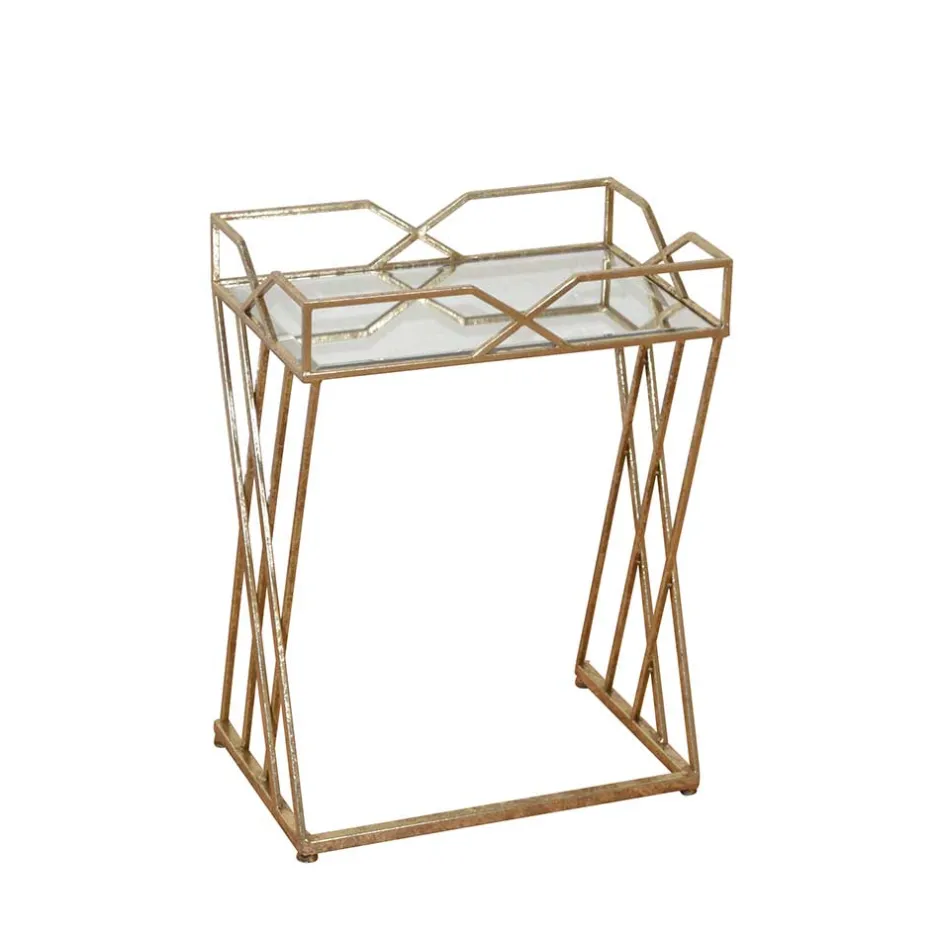 Italienischer Beistelltisch Seaflair in Goldfarben^Wohnen