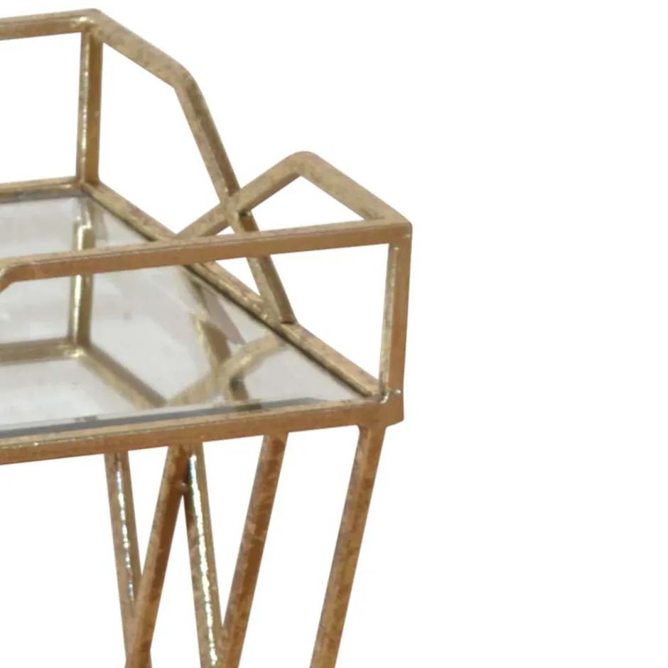 Italienischer Beistelltisch Seaflair in Goldfarben^Wohnen