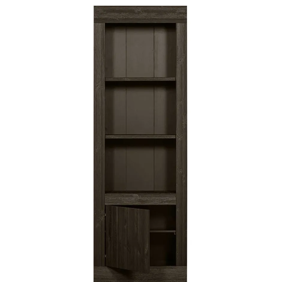 Japandi Regal mit drei Fächern und Tür - Bocca^Wohnen Discount