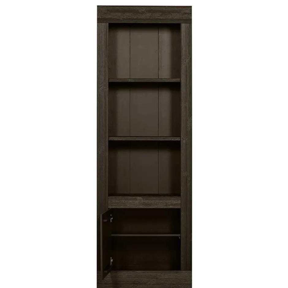 Japandi Regal mit drei Fächern und Tür - Bocca^Wohnen Discount