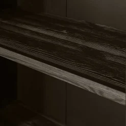 Japandi Regal mit drei Fächern und Tür - Bocca^Wohnen Discount