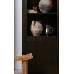 Japandi Regal mit drei Fächern und Tür - Bocca^Wohnen Discount