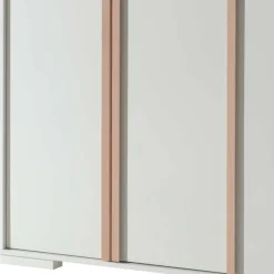 Wohnen Jugend Schlafzimmer Möbel in Weiß - Eldrus (dreiteilig)