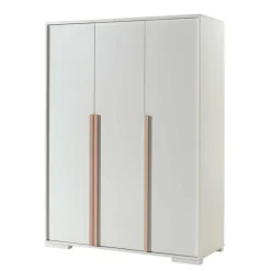 Wohnen Jugend Schlafzimmer Möbel in Weiß - Eldrus (dreiteilig)