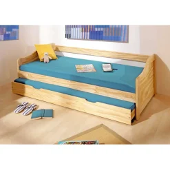 Kinder Wohnen Jugend Schlafzimmermöbel Set Nabrosia aus Kiefer Massivholz (zweiteilig)