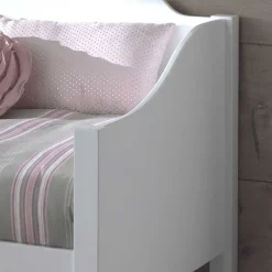 Kinder Wohnen Jugendbett Kinderbett Grandory in Weiß