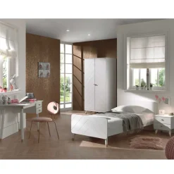 Kinder Wohnen Jugendmöbel in Weiß - Zimventa (vierteilig)