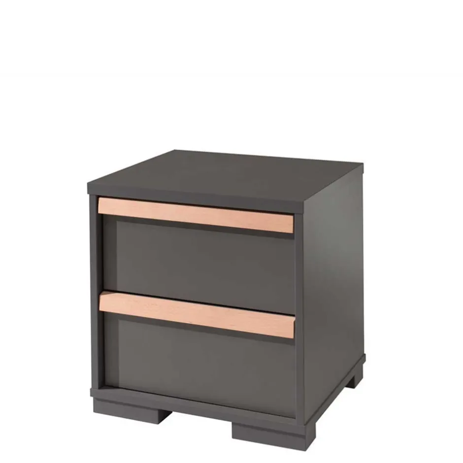 Wohnen Jugendzimmer Komplett in Anthrazit - Navlius I (fünfteilig)