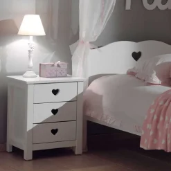 Kinder Wohnen Jugendzimmer Möbel Set Grandory mit Himmelbett (dreiteilig)