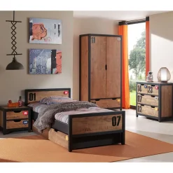 Wohnen Jugendzimmermöbel Set Krefos aus Kiefer (vierteilig)