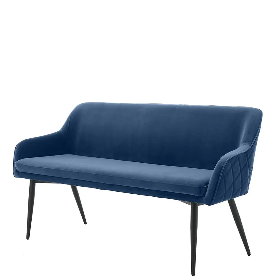 Wohnen Küchenbank in Blau mit Schwarz - Zarcon