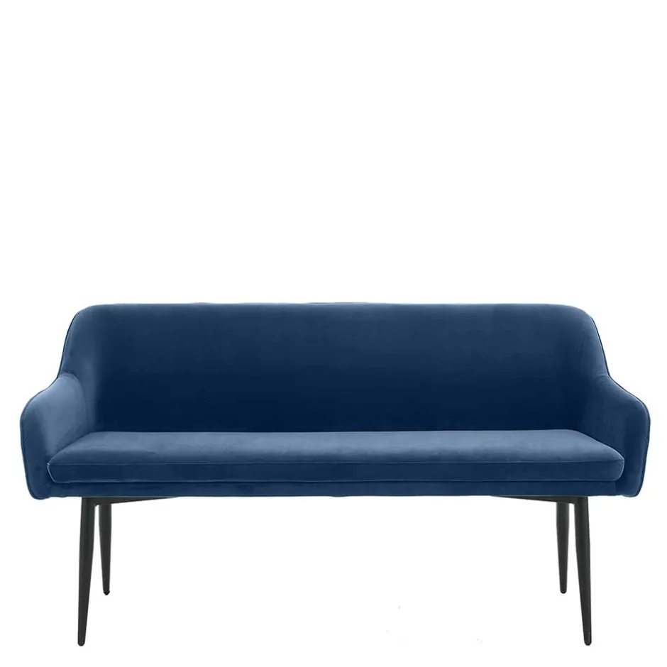 Wohnen Küchenbank in Blau mit Schwarz - Zarcon