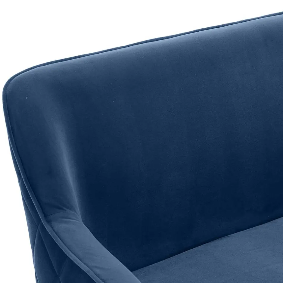 Wohnen Küchenbank in Blau mit Schwarz - Zarcon