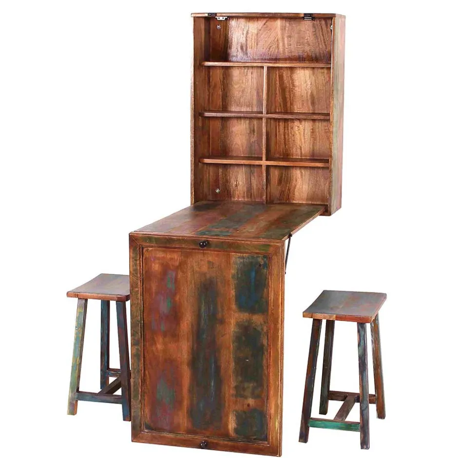 Küchenbar ausklappbar im Shabby Chic - Jamaica (dreiteilig)^Wohnen