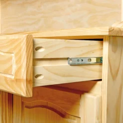 Küchenbuffet Nabrosia aus Kiefer Massivholz^Wohnen Clearance