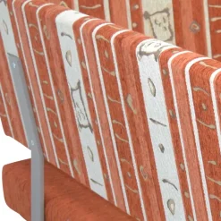 Wohnen Küchen-Eckbank in Orange und Buche Natur - Nenya