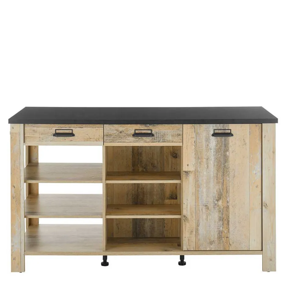 Küchen-Einrichtung mit Insel Set - Garisa (siebenteilig)^Wohnen Clearance