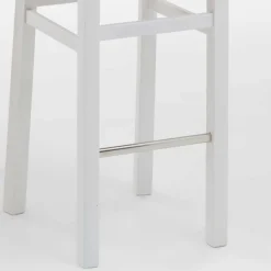 Wohnen Küchenhocker Yoan in Weiß Grau