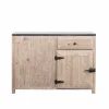 Wohnen Küchenkommode Ashvills in Landhaus rustikal