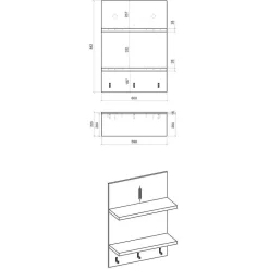 Küchenmöbel mit Theke in Weiß & Grau - Eture (sechsteilig)^Wohnen Online