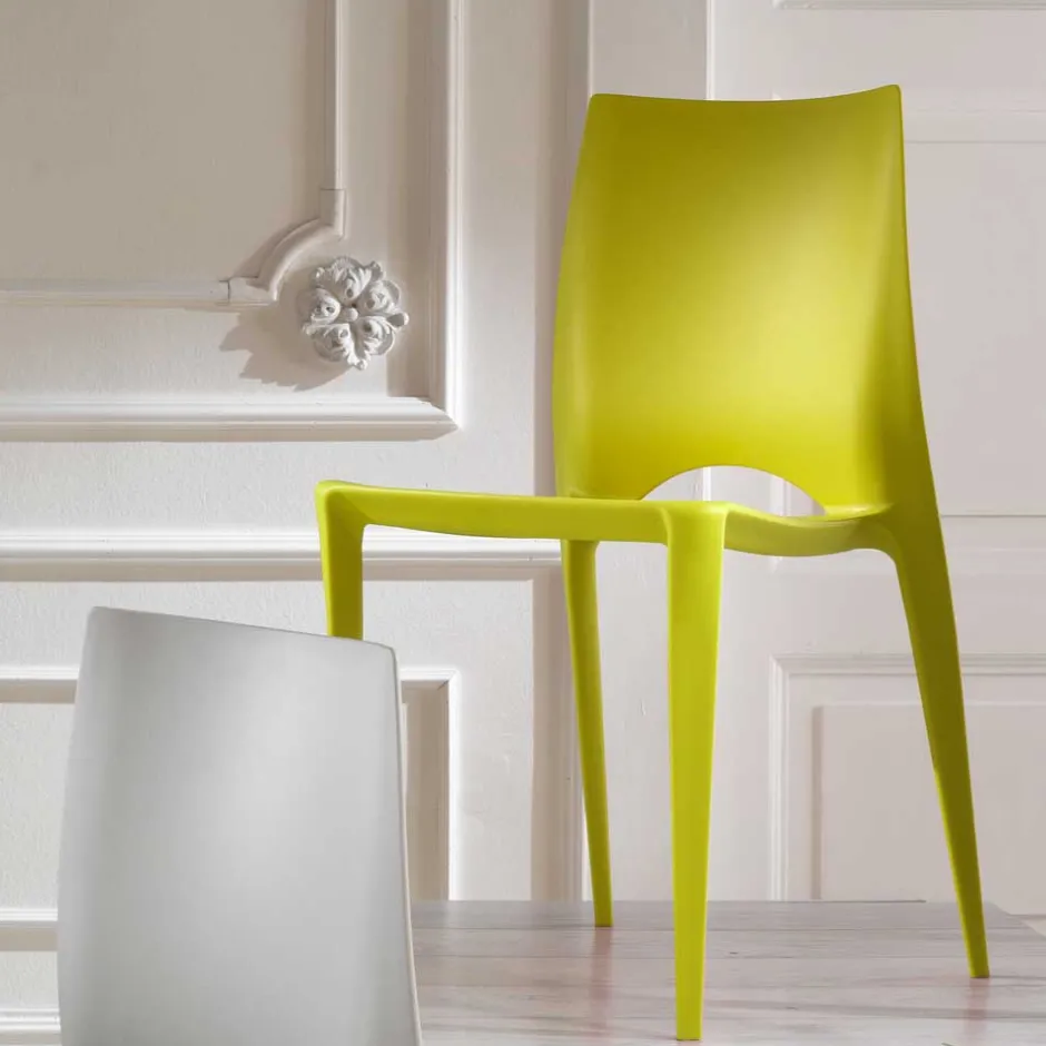 Küchenstuhl Annbrit in Hellgrün (4er Set)^Wohnen Discount