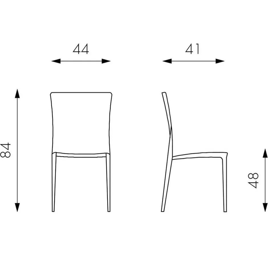 Küchenstuhl Annbrit in Hellgrün (4er Set)^Wohnen Discount