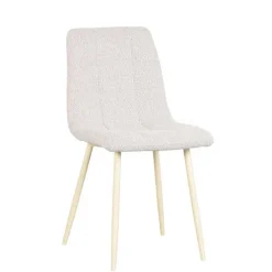 Wohnen Küchenstuhl in Champagner und Weiß - Shake