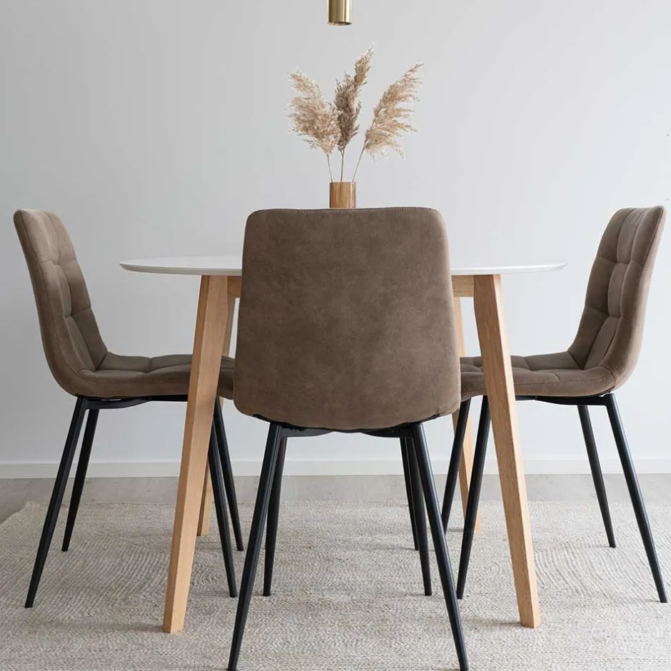 Wohnen Küchentisch & vier Stühle Set - Yaniz (fünfteilig)