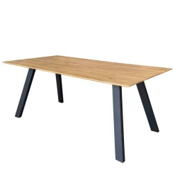 Wohnen Küchentisch aus Wildeiche Massivholz - Diana