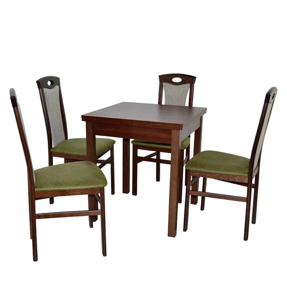 Küchentisch Essgruppe in Nussbaum - Solida (fünfteilig)^Wohnen Sale