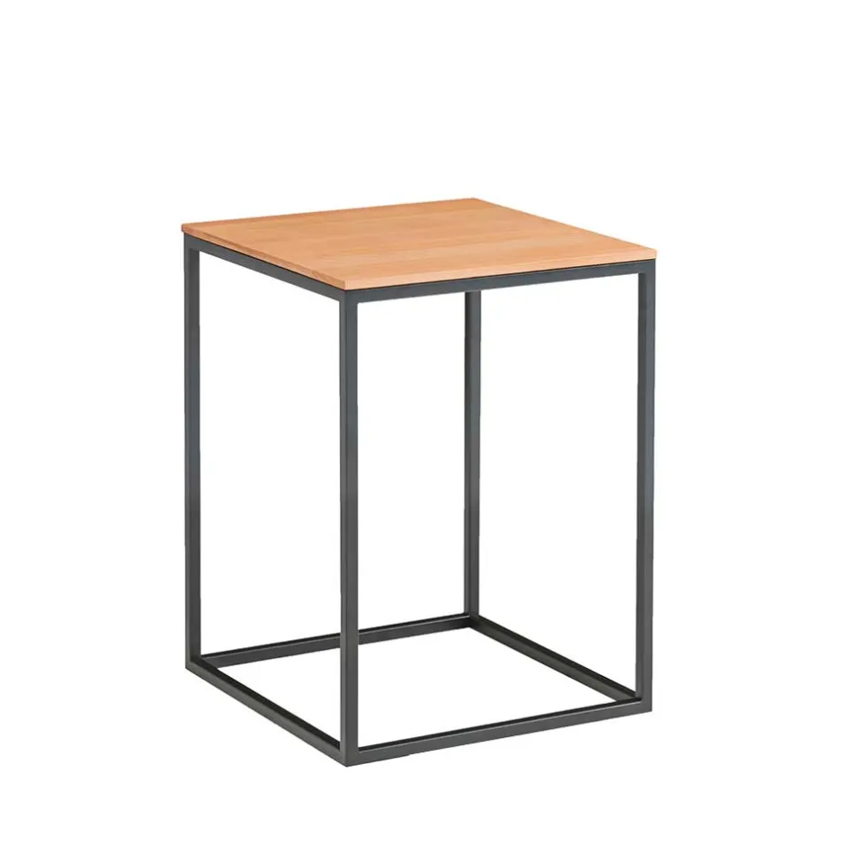 Kernbuche Beistelltisch im Würfeldesign - Sidrana^Wohnen Best