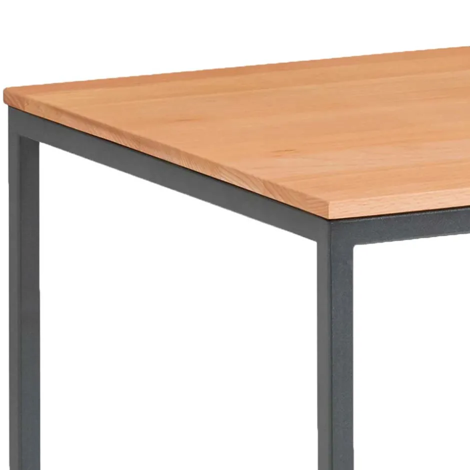 Kernbuche Beistelltisch im Würfeldesign - Sidrana^Wohnen Best