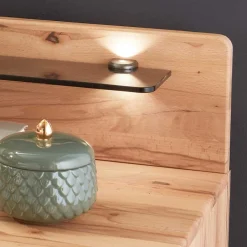 Kernbuche Bett & Nachtkommoden - Krofun (dreiteilig)^Wohnen