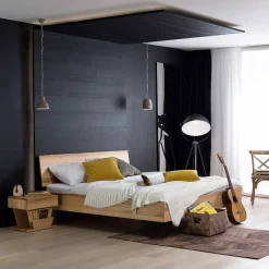 Kernbuche Bett Josue in Schwebe-Optik^Wohnen Online