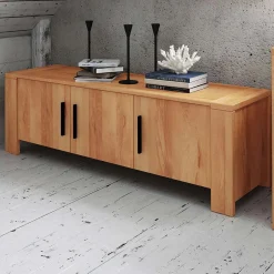 Kernbuche Lowboard Mosniak mit 3 Türen^Wohnen Online
