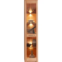 Kernbuche Vitrine mit einer Tür - Amyonta^Wohnen Online