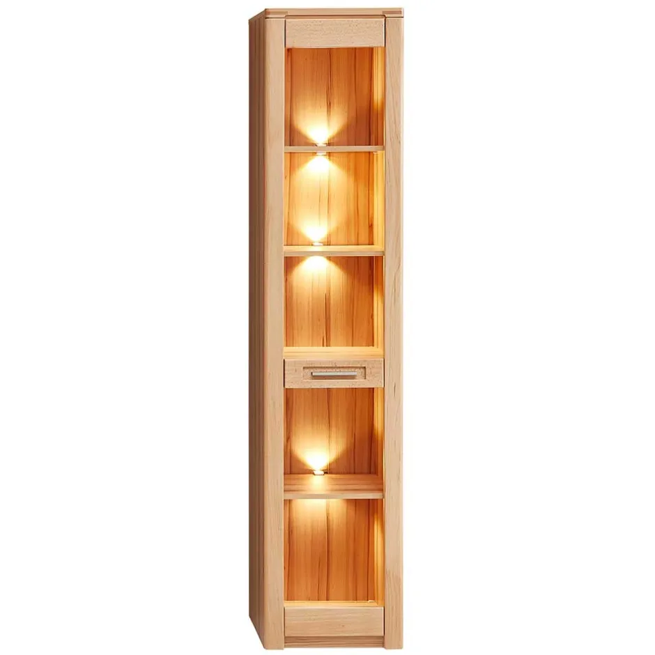 Kernbuche Vitrine mit einer Tür - Amyonta^Wohnen Online