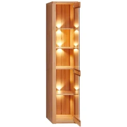 Kernbuche Vitrine mit einer Tür - Amyonta^Wohnen Online