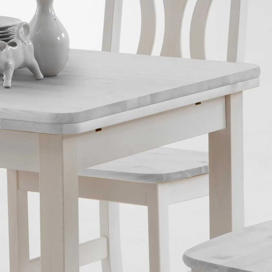 Kiefer Esstisch Vironegras in Weiß^Wohnen Clearance