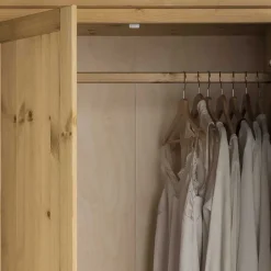 Wohnen Kiefer Kleiderschrank geölt & gebeizt - Zatira