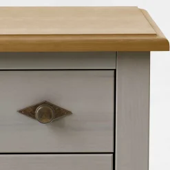 Wohnen Kiefer Kommode Cempino in Grau