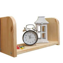 Kinder Wohnen Kiefer Natur Mädchen Stockbett mit Stoff-Set in Pink - Alasdair