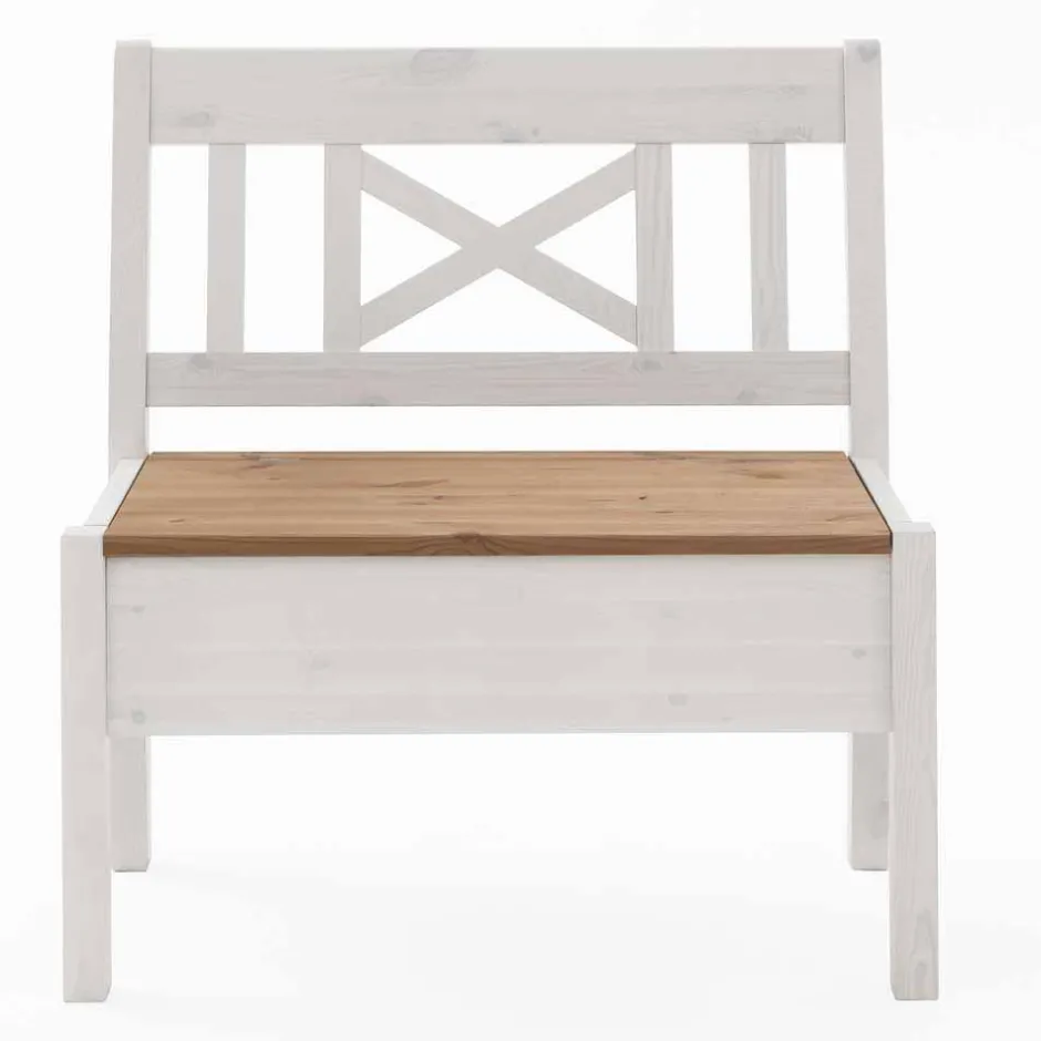 Wohnen Kiefer Truhenbank Lugon im Landhausstil