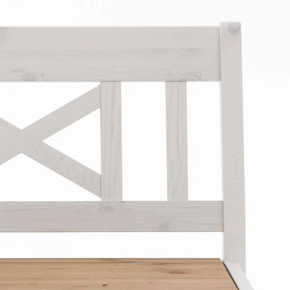 Wohnen Kiefer Truhenbank Lugon im Landhausstil