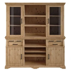 Wohnen Kiefernholz Buffet gebeizt und geölt - Lulzima