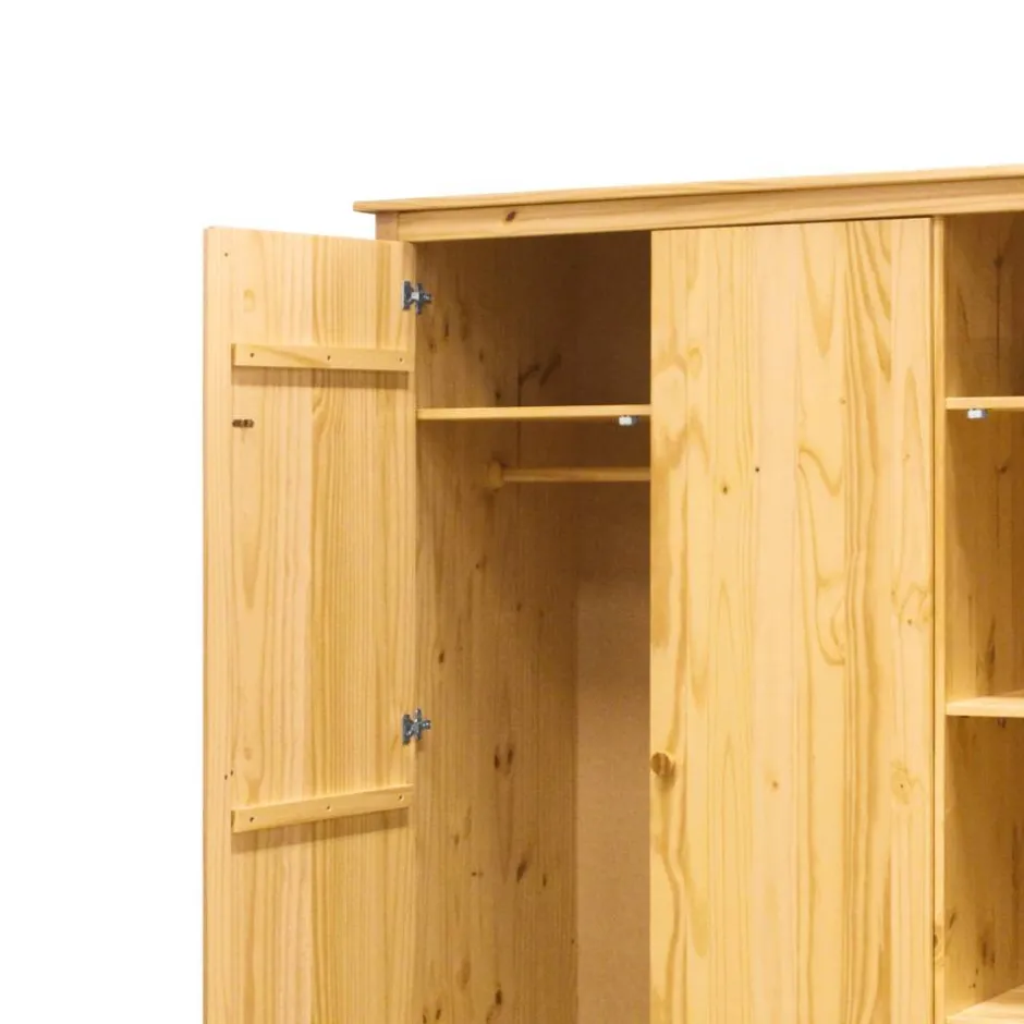 Kiefernholz Kleiderschrank massiv - Nastonia^Wohnen Online