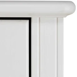 Wohnen Kiefernholz Kommode in Weiß lackiert - Velriva I