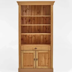 Wohnen Kiefernholz Landhaus Regal 108x203x45 cm - Piatra