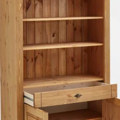 Wohnen Kiefernholz Landhaus Regal 108x203x45 cm - Piatra