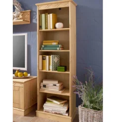 Kiefernholz Standregal mit fünf Fächern - Goro^Wohnen Hot